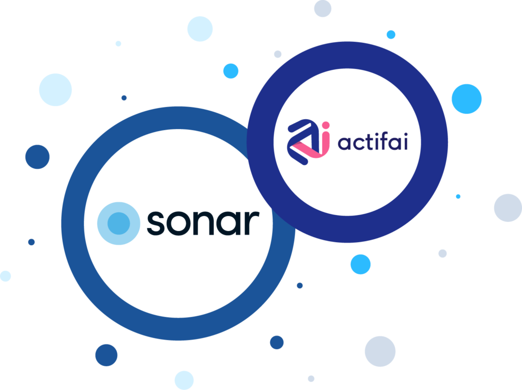 Actifai and Sonar Partnership - Sonar + Actifai